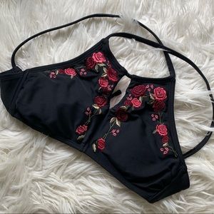 Rose Bikini Top